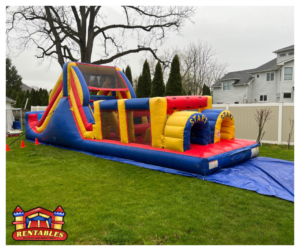 inflatable obstacle course in wall twp