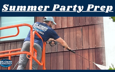 Power Washing for Summer Parties